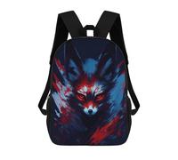sinyumoney Fennec Fox Abstract Sac À Dos Scolaire Imprimé En 3D, Sac À Dos Tendance Pour Enfants, Sac À Dos Pour Garçons, Élèves Du Collège 17inch