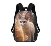 sinyumoney Fennec Fox And Butterfly Sac À Dos Scolaire Pour Enfants Imprimé En 3D, Idéal Pour Les Voyages Et Les Lectures, Pour Les Garçons Et Les Élèves Du Primaire 17inch