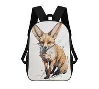sinyumoney Fennec Fox Illustration Sacs À Dos Imprimés En 3D Pour Enfants, Sacs D'école Tendance Pour Garçons, Sacs De Voyage, Sacs Scolaires Pour Élèves Du Primaire 17inch
