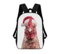 sinyumoney Festive Chicken with Santa Hat Serviettes De Plage Pour Adultes, Ultra-absorbantes Et Douces, Qualité Hôtelière, 130 X 80 Cm