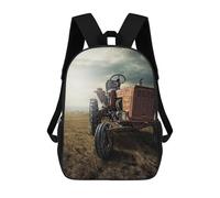 sinyumoney Field Commander - This Is Tractor Name. Sac À Dos Scolaire Pour Enfants Imprimé En 3D, Idéal Pour Les Voyages Et Les Lectures, Pour Les Garçons Et Les Élèves Du Primaire 17inch