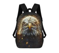 sinyumoney Fierce Glowing Eagle Sac À Dos Scolaire Pour Enfants Imprimé En 3D, Idéal Pour Les Voyages Et Les Livres 17inch