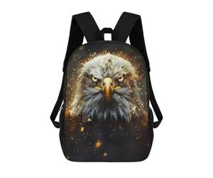 sinyumoney Fierce Glowing Eagle Sac À Dos Scolaire Pour Enfants Imprimé En 3D, Idéal Pour Les Voyages Et Les Livres 17inch