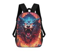 sinyumoney Fiery Beast Roar Sac À Dos Scolaire Pour Enfants, Imprimé En 3D, Tendance Et Décontracté, Pour Garçons, Élèves Du Primaire Et Du Collège 17inch