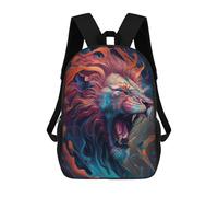 sinyumoney Fiery Lion's Roar Sac À Dos Enfant, Sac À Dos Anime, Grand Sac À Dos Enfant, Sac À Dos Imprimé En 3D Pour Enfants, Cartable, Cartable Pour Garçons Et Filles 17inch