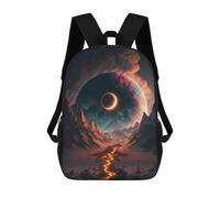 sinyumoney Fiery Path to The Eclipse Sacs À Dos Pour Enfants, Sac À Dos Scolaire, Sac À Dos Imprimé En 3D Pour Enfants, Sac À Dos De Voyage, Sac À Livres, Sac D'école Pour Enfants 17inch