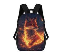 sinyumoney Fire Light Eyes Fox Sacs À Dos Pour Enfants, Sac D'école Imprimé En 3D, Cartable Pour Enfants, Sac De Voyage, Sac À Dos Garçon Fille, Sac D'école Pour Enfants 17inch