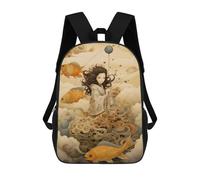 sinyumoney Fishing in The Clouds Sac À Dos Imprimé En 3D Pour Garçons, Sac D'école Grande Capacité, Sac De Voyage, Sac À Livres, Sac D'école Pour Garçons, Mochila 17inch