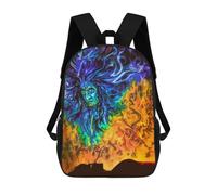 sinyumoney Flame of Passion Artistic Fusion Sacs À Dos Décontractés Pour Enfants, Sacs D'école Pour Adolescents, Filles Et Garçons, Sacs À Dos Pour Livres 17inch