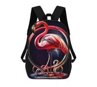sinyumoney Flamingo Sacs À Dos Pour Enfants, Cartables, Sacs À Dos Scolaires Imprimés En 3D, Sacs À Dos De Voyage Tendance Pour Enfants (primaire, Collège) 17inch