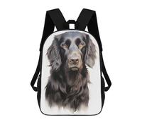 sinyumoney Flat Coated Retriever Dog Sac À Dos Scolaire Imprimé En 3D Pour Enfants, Sac À Dos Garçon/fille, Sac De Voyage Pour Enfants 17inch