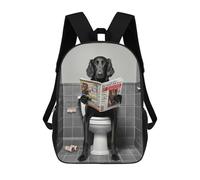 sinyumoney Flat Coated Retriever Sac À Dos, Cartable Imprimé En 3D, Sac À Goûter, Sac À Dos De Voyage, Sac À Dos Entre Amis, Sac À Dos Scolaire Pour Filles Et Garçons 17inch