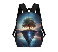 sinyumoney Floating Island Tree Sacs À Dos Pour Enfants, Sac D'école Imprimé En 3D, Cartable Pour Enfants, Sac De Voyage, Sac À Dos Garçon Fille, Sac D'école Pour Enfants 17inch
