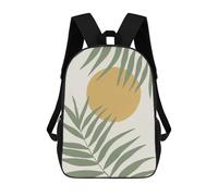 sinyumoney Floral And Tropical 10 Sac À Dos Imprimé En 3D Pour Enfants, Sac À Dos Scolaire, Sac À Dos De Voyage Pour Enfants, Sac À Livres Grande Capacité, Sac À Dos Pour Enfants 17inch