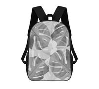 sinyumoney Floral Composition 5 Sac À Dos Scolaire Imprimé En 3D, Sac À Dos Décontracté Pour Enfants, Sac D'école Imprimé En 3D Pour Garçons, Primaire Et Collège 17inch