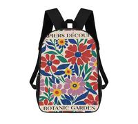 sinyumoney Floral Pattern Design Sac À Dos Scolaire, Sac À Dos Professionnel, Sac À Dos Imperméable Pour Garçons/filles/adolescents 17inch