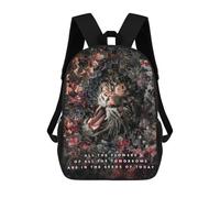 sinyumoney Flowers of Tomorrow Sacs À Dos Pour Enfants, Cartables 3D Personnalisés Pour Garçons Et Filles, Grands Sacs À Dos Scolaires Décontractés 17inch