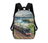 sinyumoney Flying Scotsman Dundee Sac À Dos Enfant Fille 3D, Sac D'école, Sac À Dos Pour Tout-petits, Sac À Dos Décontracté, Sac À Livres Tendance 17inch