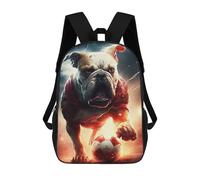 sinyumoney Football Dog Neon Sac À Dos Scolaire Pour Adolescents, Imprimé En 3D, Ajustable, À Poches Tendance, Pour Enfants, Garçons, Filles, Étudiants Et Adolescents 17inch