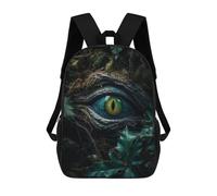 sinyumoney Forest Dragons Emerald Eye Sac À Dos Scolaire Pour Filles Et Garçons, Sac À Dos Avec Poche, Sac À Dos Tendance Pour Enfants 17inch