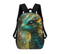 sinyumoney Forest Green Baby Dragon Sac À Dos Enfant Imprimé En 3D, Sac D'école Pour Garçons, Sac À Dos Cool Et Décontracté, Sac À Dos Amusant Pour Enfants Et Adolescents 17inch