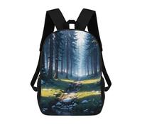 sinyumoney Forest In Spring Season Sacs À Dos, Sac À Dos Enfant, Sac D'école, Sac À Dos De Voyage Imprimé En 3D, Accessoire De Mode, Sac À Dos Imperméable Pour Enfants 17inch