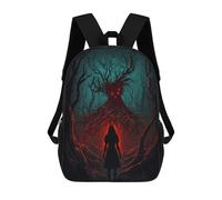 sinyumoney Forest Spirit Encounter Sac À Dos Imprimé 3D Pour Enfants, Sac À Dos Léger Pour Écoliers Et Écoliers, Sac À Goûter Pour La Crèche 17inch