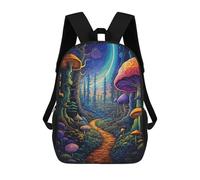 sinyumoney Forrest Shroom Sac À Dos Pour Garçons Et Adolescents, Sacs À Dos Pour Filles, Sacs À Dos Pour Tout-petits, Sacs À Livres Pour L'école Primaire Et Le Collège 17inch