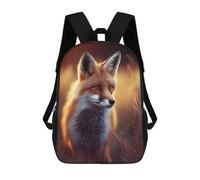 sinyumoney Fox Animal Cute Sac À Dos Imprimé En 3D Pour Garçons, Sac D'école Grande Capacité, Sac De Voyage, Sac À Livres, Sac D'école Pour Garçons, Mochila 17inch