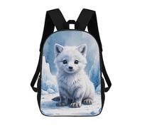 sinyumoney FOX Cub Watercolor Sacs À Dos Pour Enfants, Sac D'école Imprimé En 3D, Cartable Pour Enfants, Sac De Voyage, Sac À Dos Garçon Fille, Sac D'école Pour Enfants 17inch