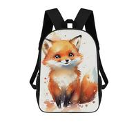 sinyumoney Fox Cute Animal Sac À Dos Imprimé En 3D Pour Enfants, Sac D'école Grande Capacité, Sac De Voyage, Sac À Livres, Sac À Dos Scolaire Pour Enfants 17inch