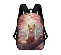 sinyumoney Fox Cute Sac À Dos Pour Enfants, Impression 3D, Sac D'école Pour Garçons Et Filles, Sac À Dos Tendance Et Décontracté Pour Écoliers 17inch