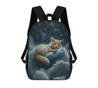 sinyumoney Fox Dreams in Clouds -1 Sac À Dos Imprimé 3D Pour Enfants, Sac À Dos Léger Pour Écoliers Et Écoliers, Sac À Goûter Pour La Crèche 17inch