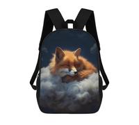 sinyumoney Fox Dreams on Cloud Sacs À Dos Décontractés Pour Enfants, Sacs D'école Pour Adolescents, Filles Et Garçons, Sacs À Dos Pour Livres 17inch