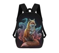 sinyumoney Fox in Space Sacs À Dos Pour Enfants, Cartables Imprimés En 3D, Sacs À Dos Pour Élèves Du Primaire Et Du Collège (garçons Et Filles) 17inch