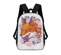 sinyumoney Fox Japan Sac À Dos Scolaire Pour Filles Et Garçons, Grande Capacité, Léger, Pour Enfants Et Étudiants 17inch