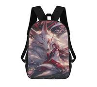 sinyumoney Fox Spirit And Cherry Blossom Maiden 17inch Sacs À Dos Scolaires Imprimés En 3D - Sacs À Dos Tendance Pour Garçons Du Primaire Et Du Collège