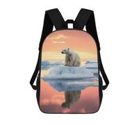 sinyumoney Frozen Majesty Polar Bear Sacs À Dos Pour Enfants, Cartables Imprimés En 3D, Sacs À Dos Pour Élèves Du Primaire Et Du Collège (garçons Et Filles) 17inch