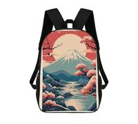 sinyumoney Fuji Mountain 1 Sacs À Dos Imprimés En 3D Pour Enfants, Sacs D'école Tendance Pour Garçons, Sacs De Voyage, Sacs Scolaires Pour Élèves Du Primaire 17inch