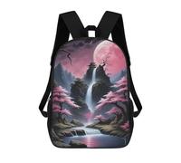 sinyumoney Full Moon Valley Sac À Dos Enfant, Cartable Pour Garçons Et Adolescents, Sac À Dos De Voyage, Sac À Dos Scolaire, Sac À Livres 17inch