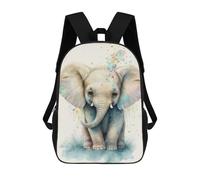 sinyumoney Funny Little Elephant Sacs À Dos Pour Enfants 17inch Sac À Dos Scolaire, Sac D'école Imprimé En 3D Pour Garçons, Élèves Du Primaire Et Du Collège