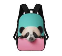 sinyumoney Funny Panda Bear Animals Sacs À Dos Imprimés En 3D Pour Enfants, Sacs D'école Tendance Pour Garçons, Sacs De Voyage, Sacs Scolaires Pour Élèves Du Primaire 17inch