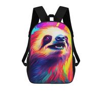 sinyumoney Funny Sloth Colorful Sac À Dos Imprimé 3D Pour Enfants, Sac À Dos Léger Pour Écoliers Et Écoliers, Sac À Goûter Pour La Crèche 17inch