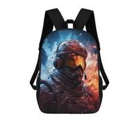 sinyumoney Future Soldier 1 Sacs À Dos Imprimés En 3D Pour Enfants, Sacs D'école Tendance Pour Garçons, Sacs De Voyage, Sacs Scolaires Pour Élèves Du Primaire 17inch