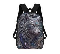 sinyumoney Futuristic Steampunk Wolf Sacs À Dos Pour Enfants, Cartables Imprimés En 3D, Sacs À Dos Pour Élèves Du Primaire Et Du Collège, Garçons Et Filles 17inch