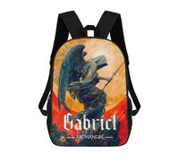 sinyumoney Gabriel Archangel Art Sacs À Dos Imprimés En 3D Pour Enfants, Sacs D'école Tendance Pour Garçons, Sacs De Voyage, Sacs Scolaires Pour Élèves Du Primaire 17inch