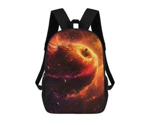 sinyumoney Galactic Apple Dream Sac À Dos Scolaire Pour Filles Et Garçons, Avec Poche, Sac À Dos Tendance Pour Enfants 17inch