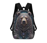 sinyumoney Galactic Bear Chronicles Sacs À Dos Scolaires Pour Enfants, Sac D'école Tendance, Sac D'école Imprimé En 3D Pour Garçons, Élèves Du Primaire Et Du Collège 17inch