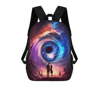 sinyumoney Galactic Bond Fantasy Sac À Dos Avec Poche, Sacs À Dos Imprimés En 3D, Sacs De Voyage, Sacs À Livres, Sacs D'école Pour Enfants 17inch
