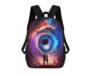 sinyumoney Galactic Bond Fantasy Sac À Dos Avec Poche, Sacs À Dos Imprimés En 3D, Sacs De Voyage, Sacs À Livres, Sacs D'école Pour Enfants 17inch